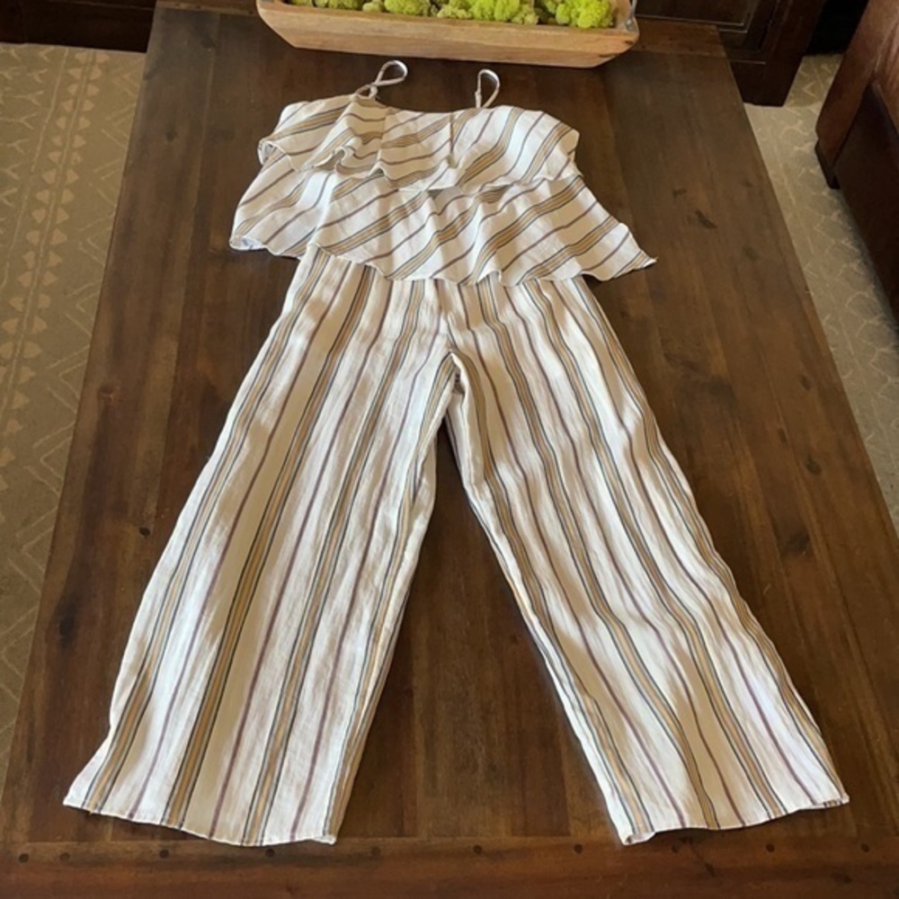 Honey Belle ruffle romper pantsuit small - Picture 10 of 11